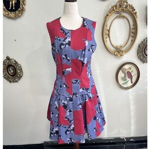 Thakoon Addition Floral Fit & Flare Mini Dress